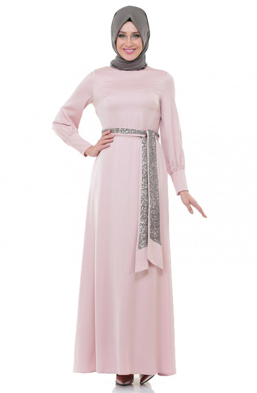 Evening Dress Dress-Powder DO-A5-63021-32
