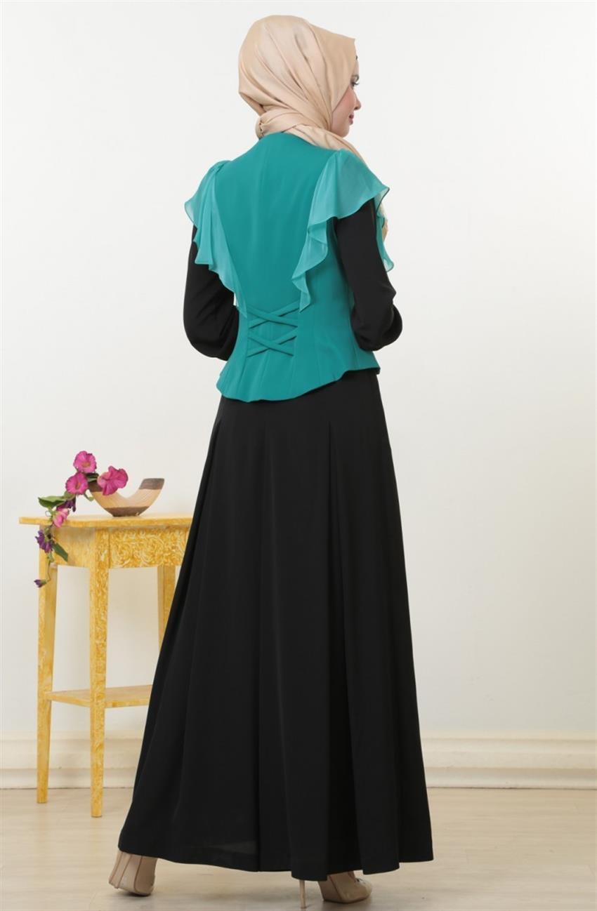 Overall Suit-Green Black DB56010-2512