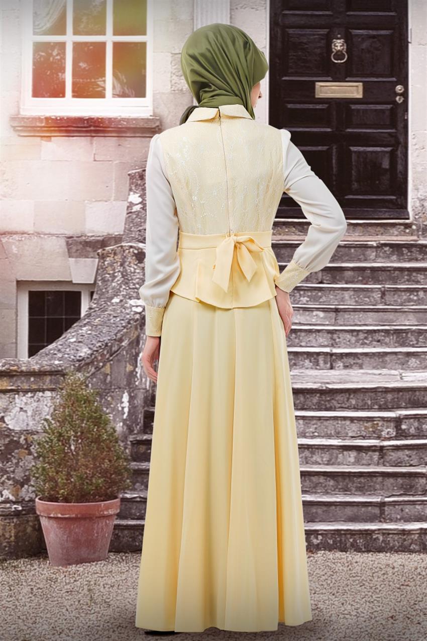 فستان-أصفر DO-B4-63008-91