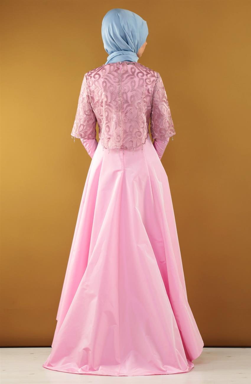 Evening Dress Dress-Dried rose DO-B6-63035-98