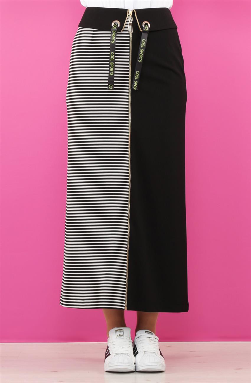Skirt-Black KA-B6-12065-12