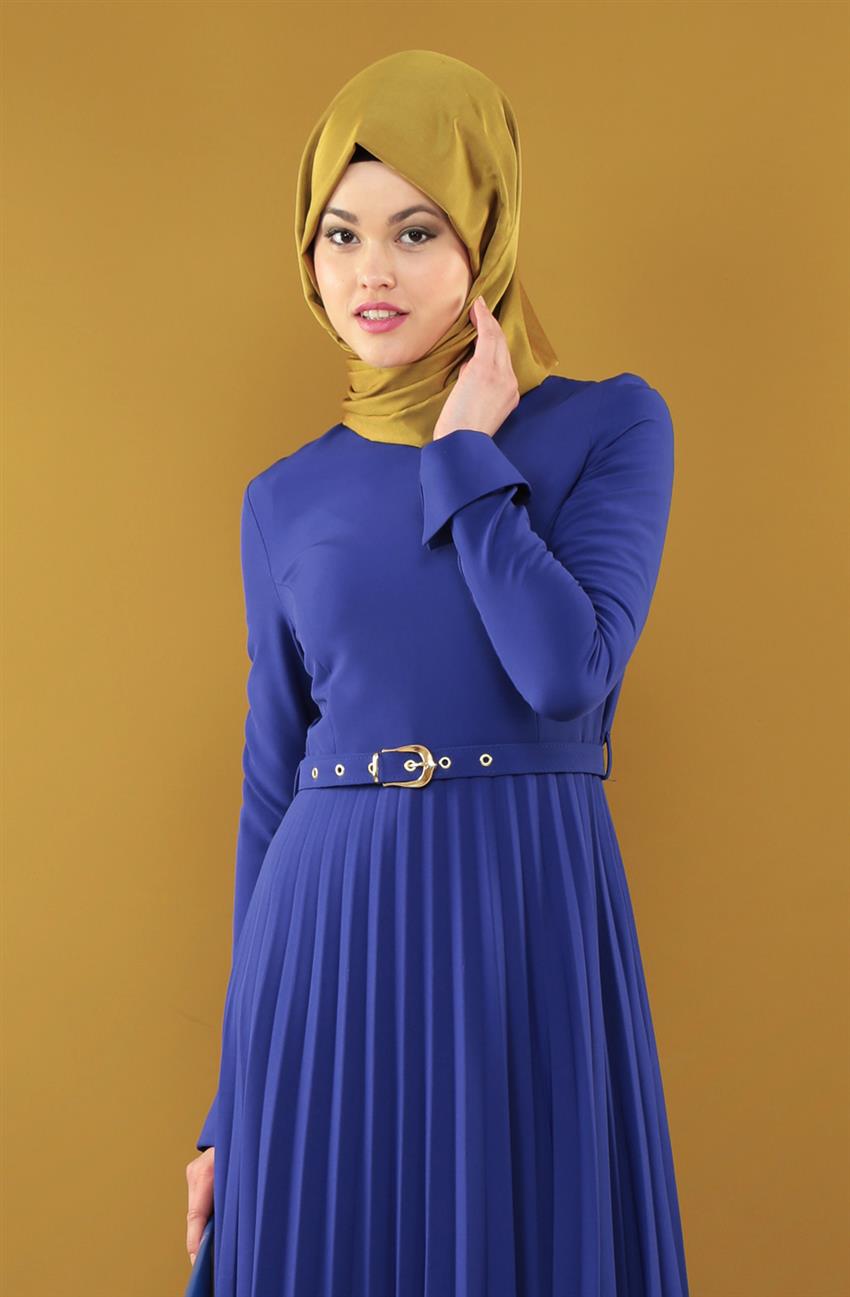 فستان-أزرق غامق ar-7057-47