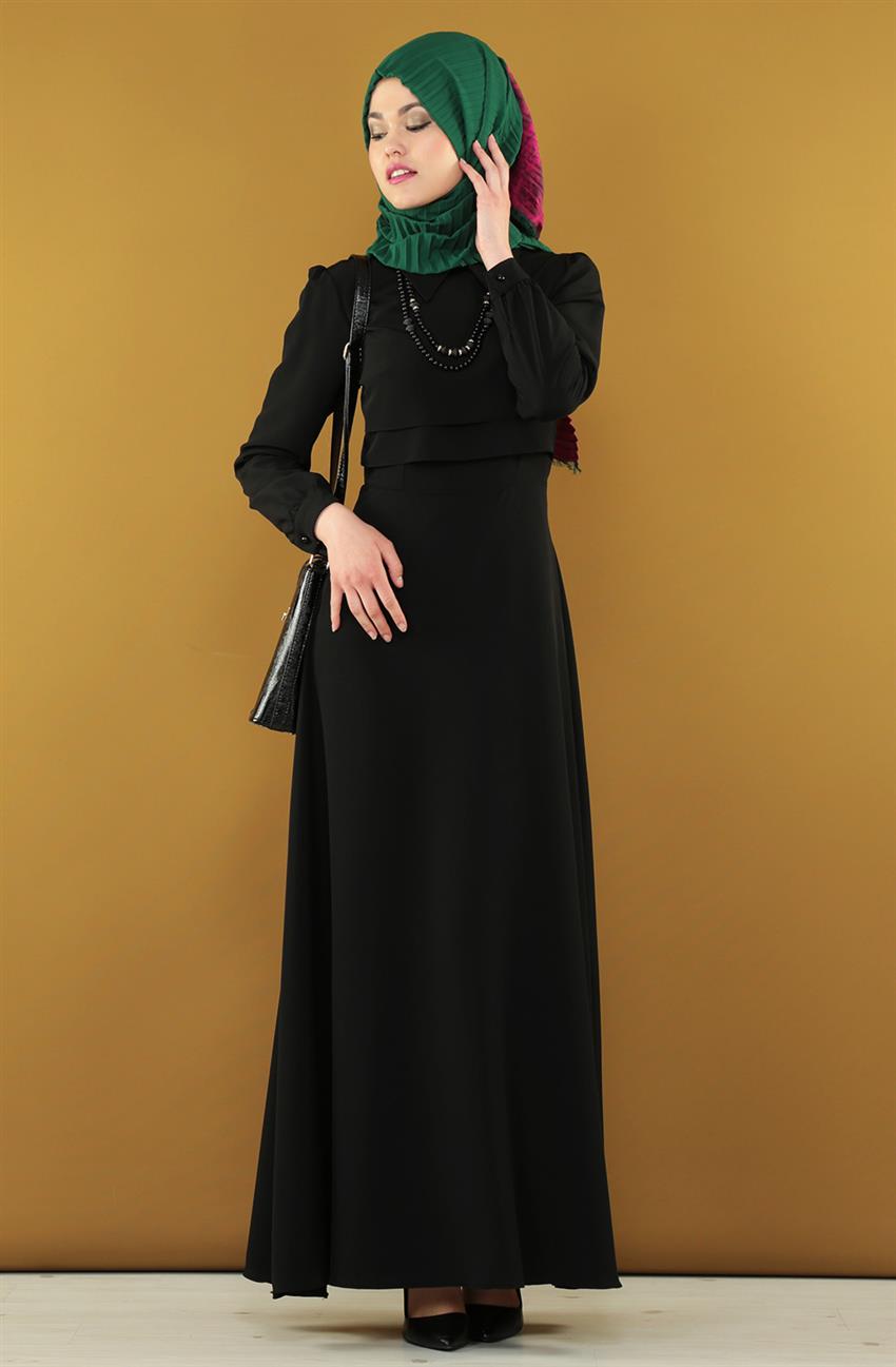 Evening Dress Dress-Black 70036-01