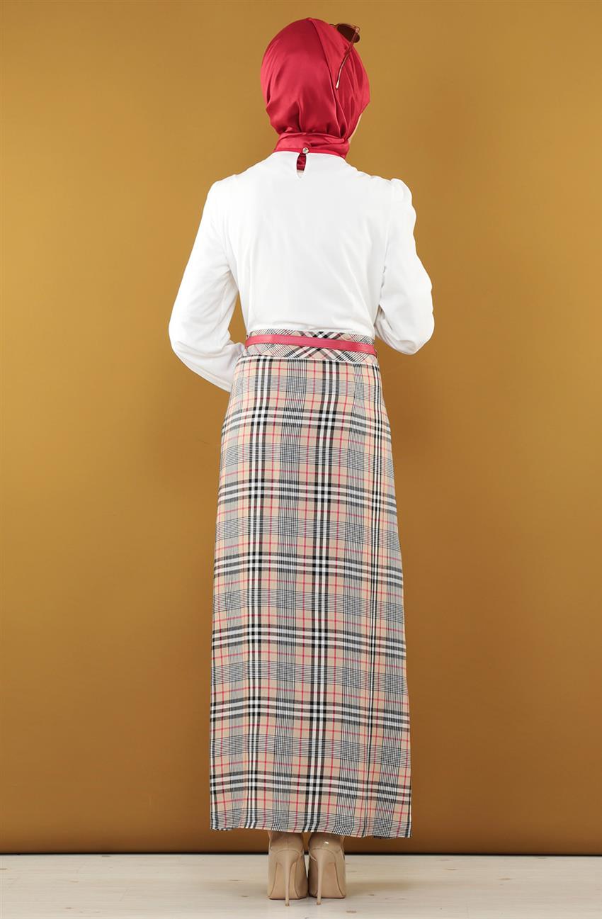 Plus Beden فستان-بنطلون جينز ar-20129-11