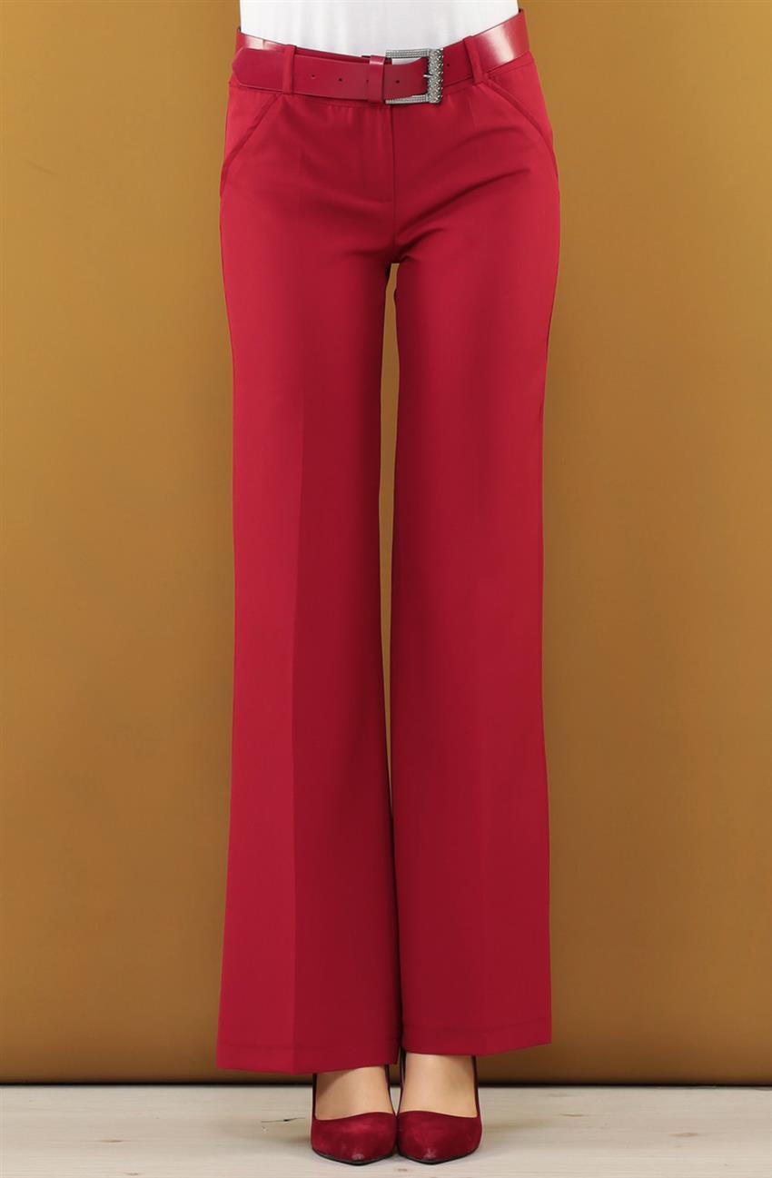 Kırmızı Pantolon 3068-34