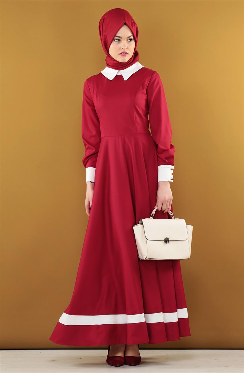 Dress-Red 7063-34