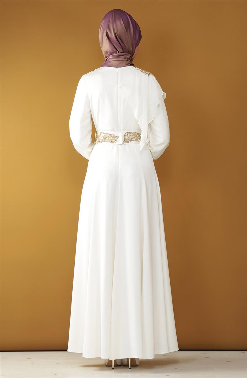 فستان سهرة فستان-أبيض KA-B5-23078-35