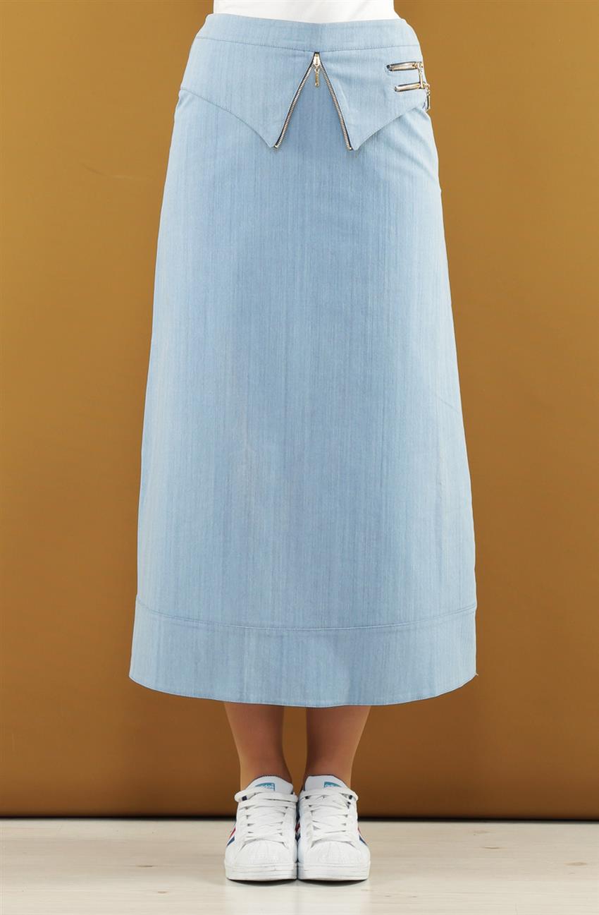 Skirt-Turquoise 1302-19