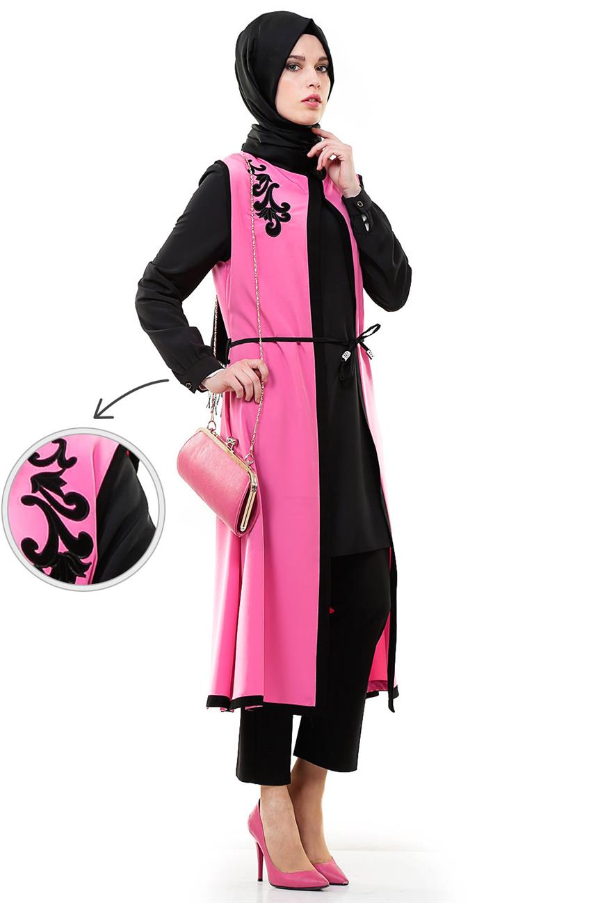 Suit-Pink Black 5019-4201