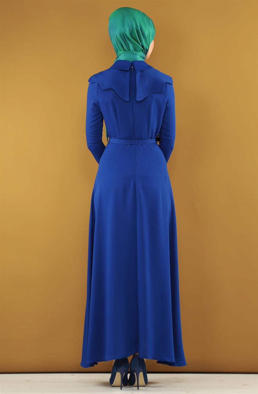 فستان-أزرق غامق ar-7048-47