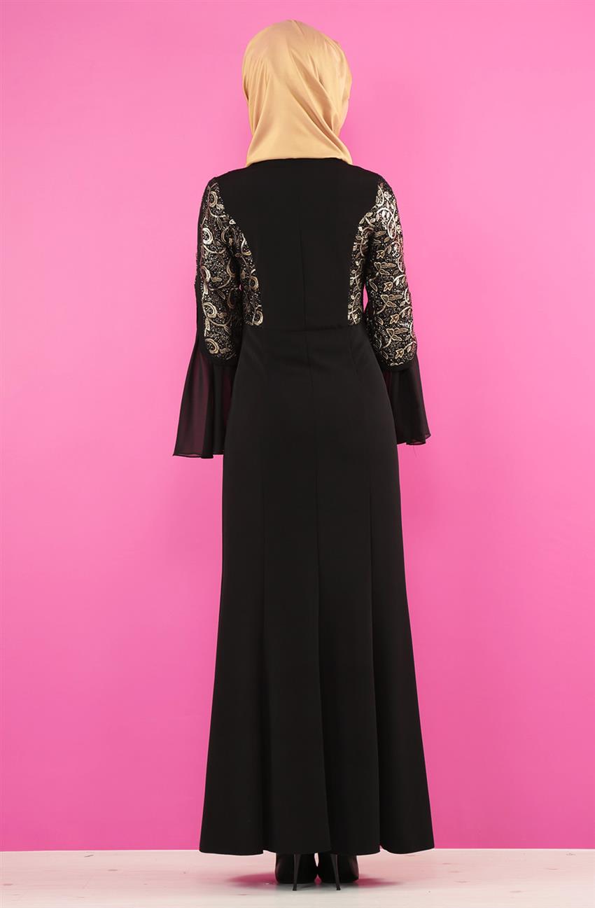 Evening Dress Dress-Black 2124-01