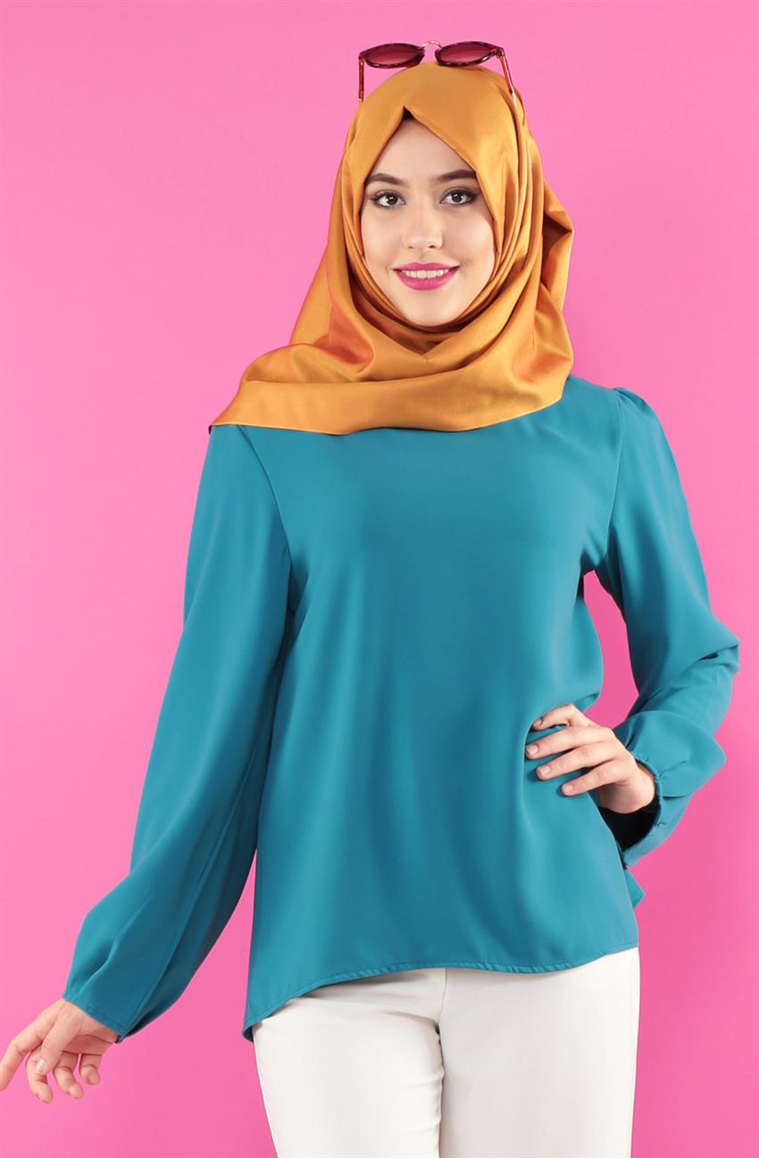 Blouse-Turquoise DB1157-19