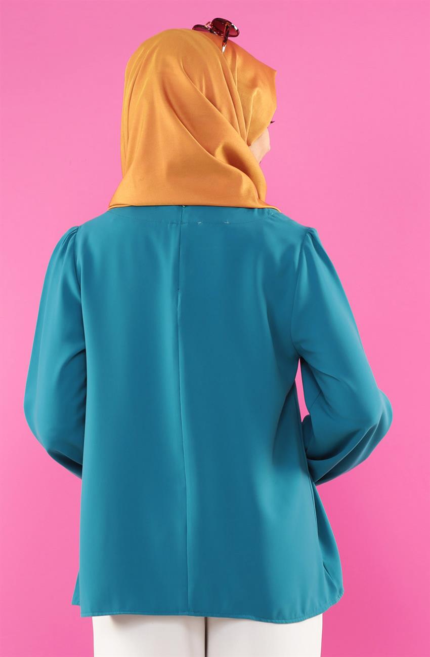 Blouse-Turquoise DB1157-19