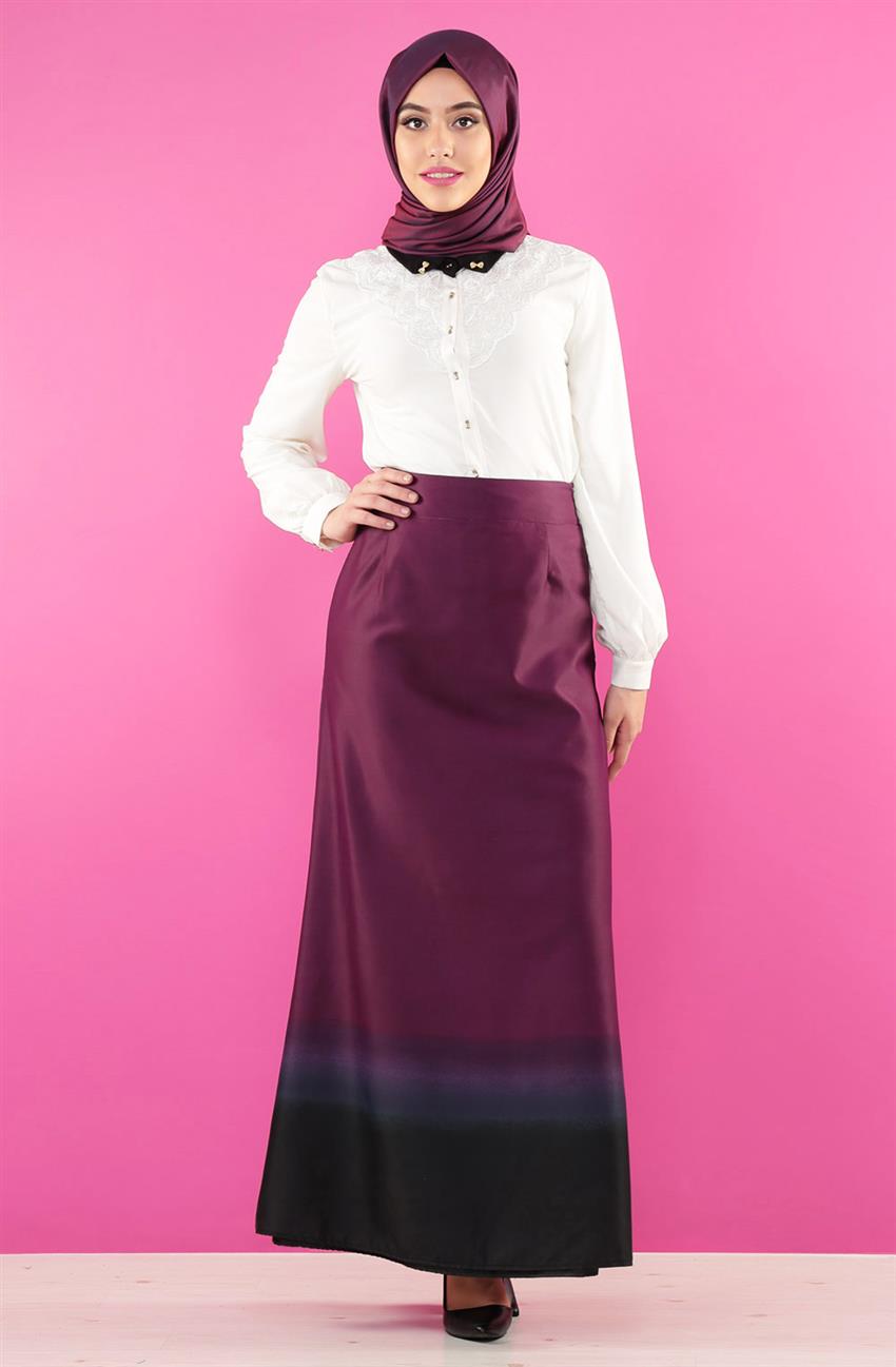Skirt-Purple DB1106-45