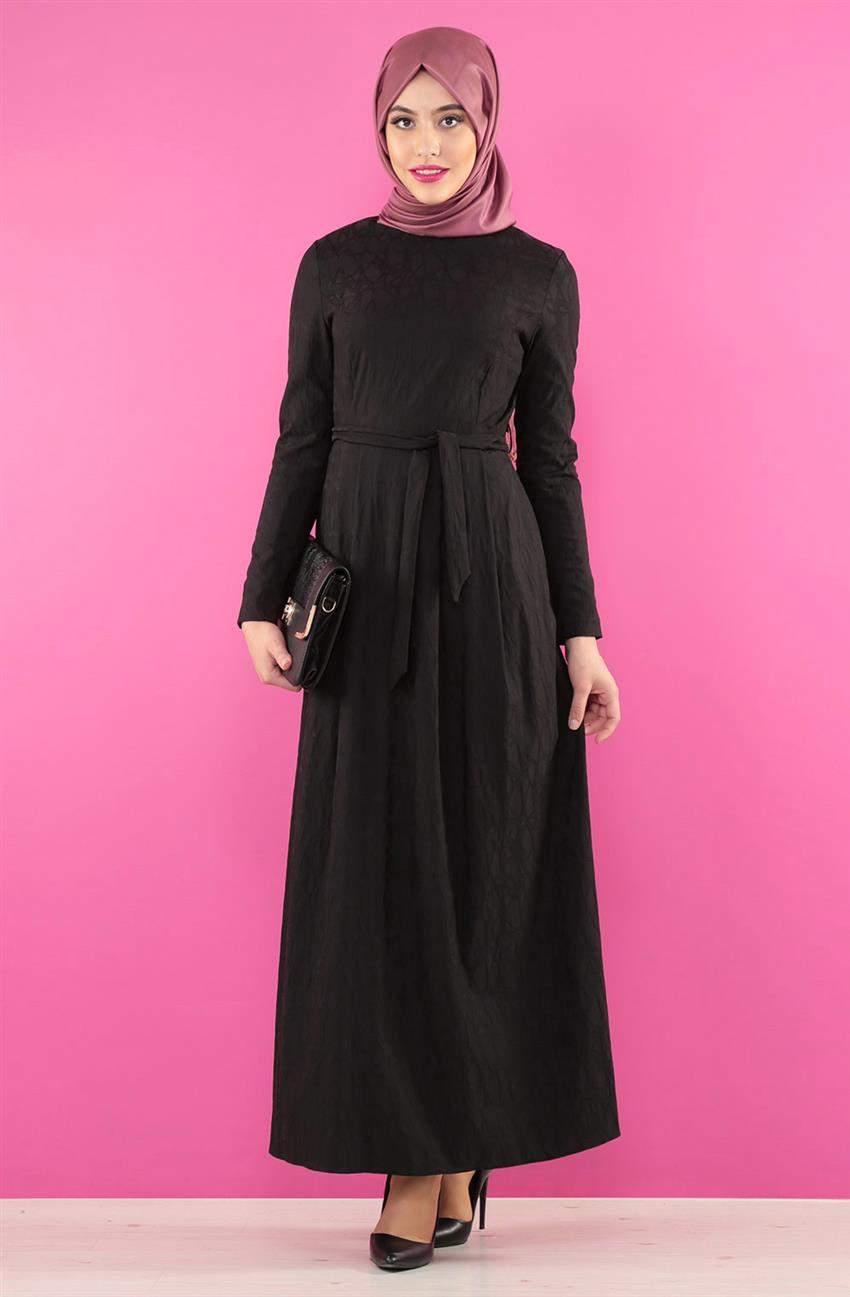 Evening Dress Dress-Black 7041-01