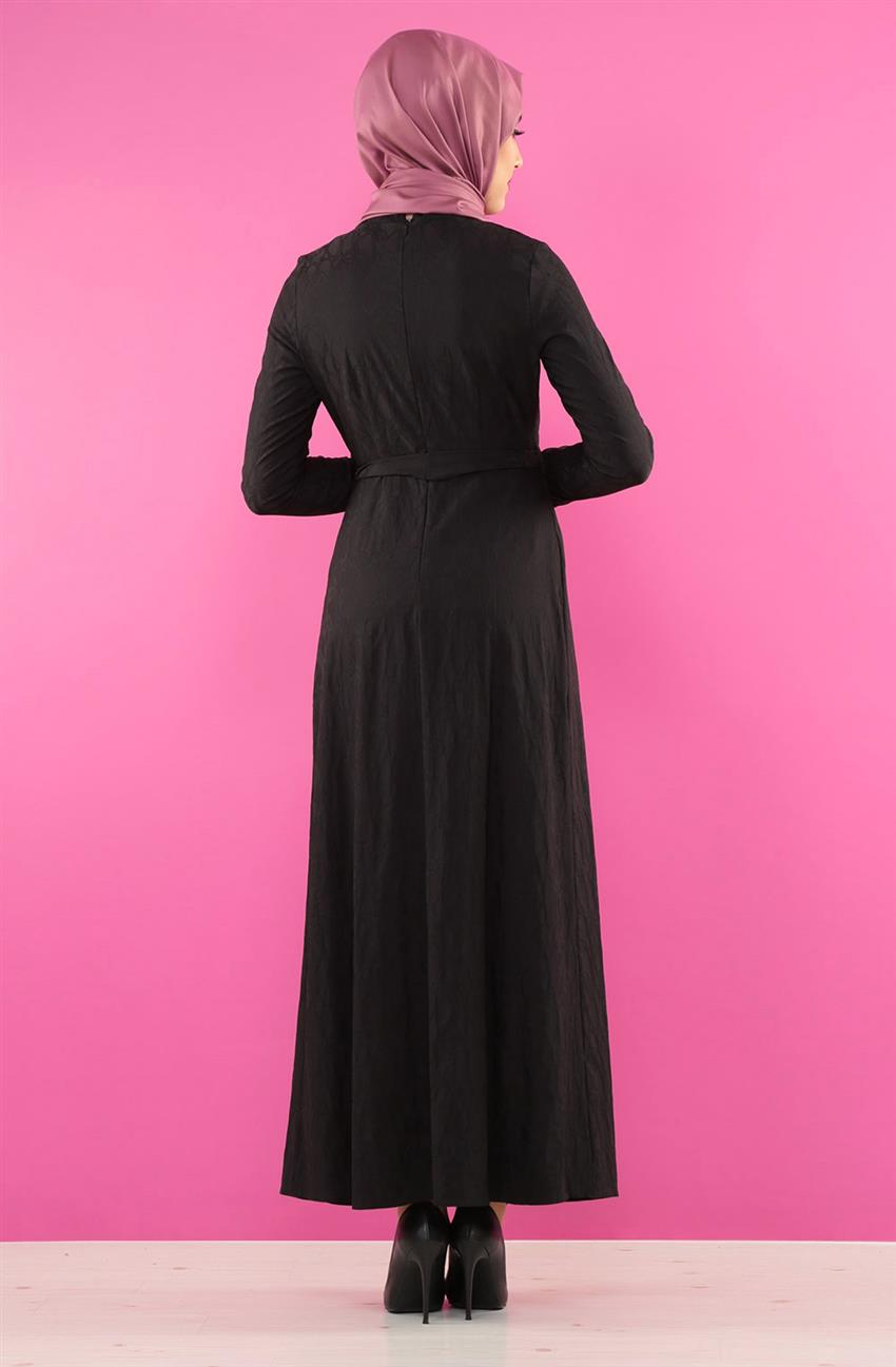 Evening Dress Dress-Black 7041-01