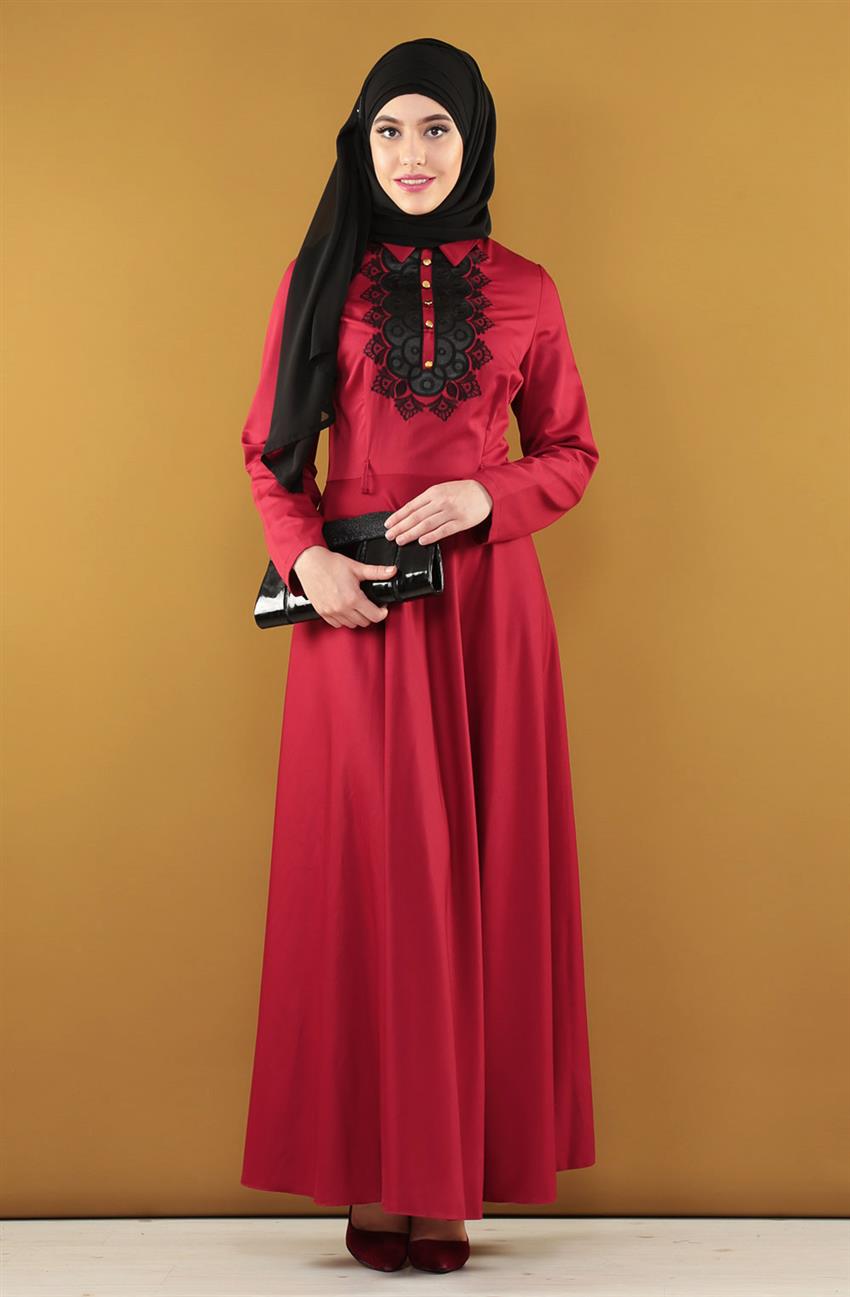 فستان-بوردو ar-5019-67