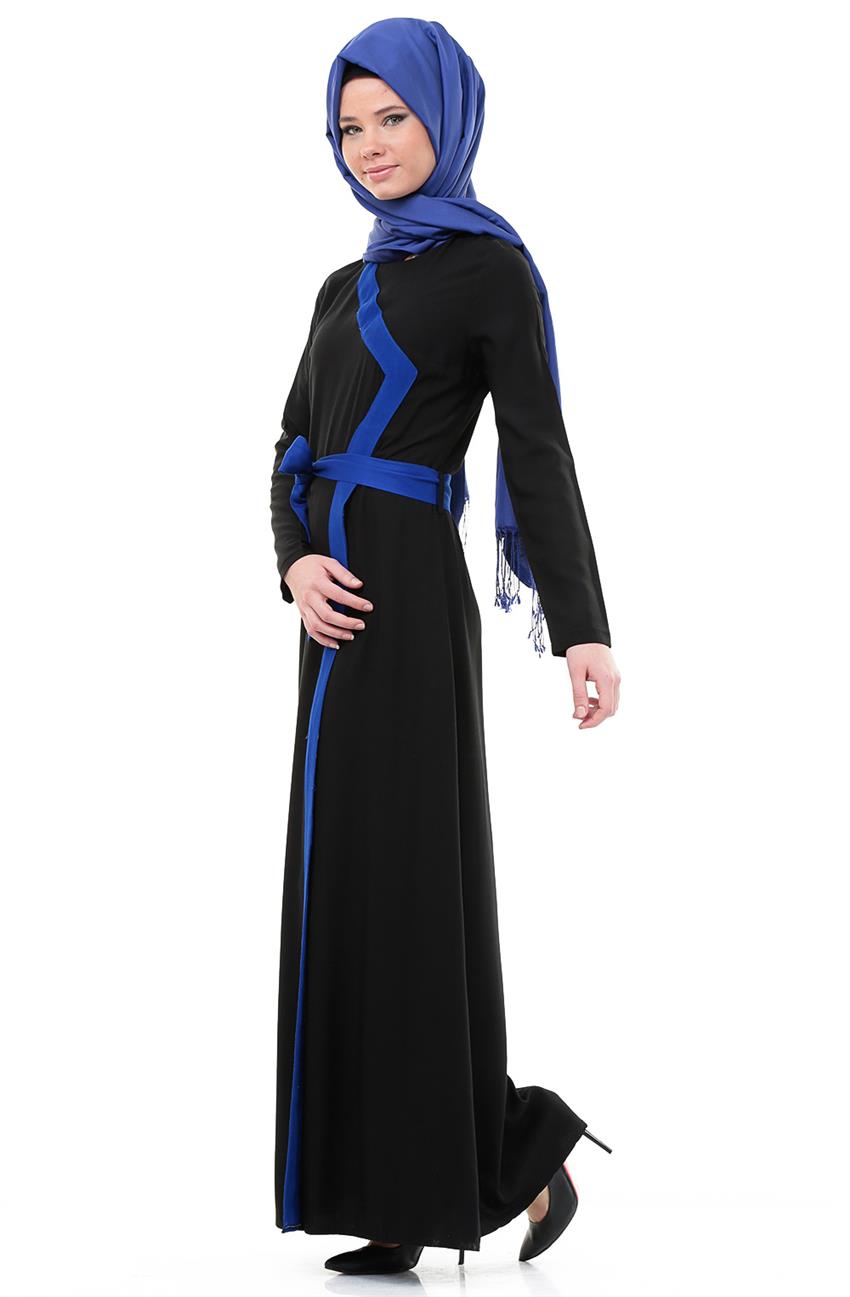 فستان-أسود أزرق غامق ar-9999-0147