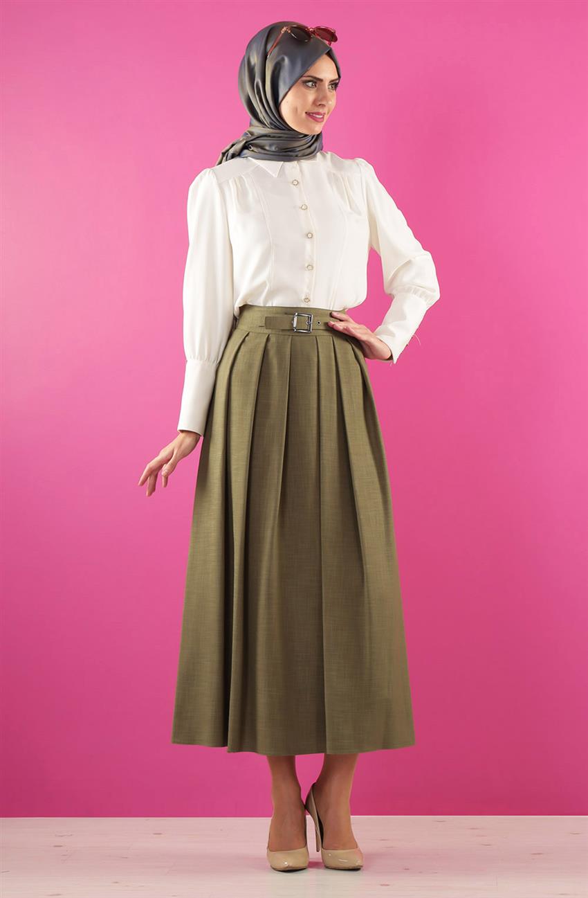 Skirt-Khaki LR1165-27
