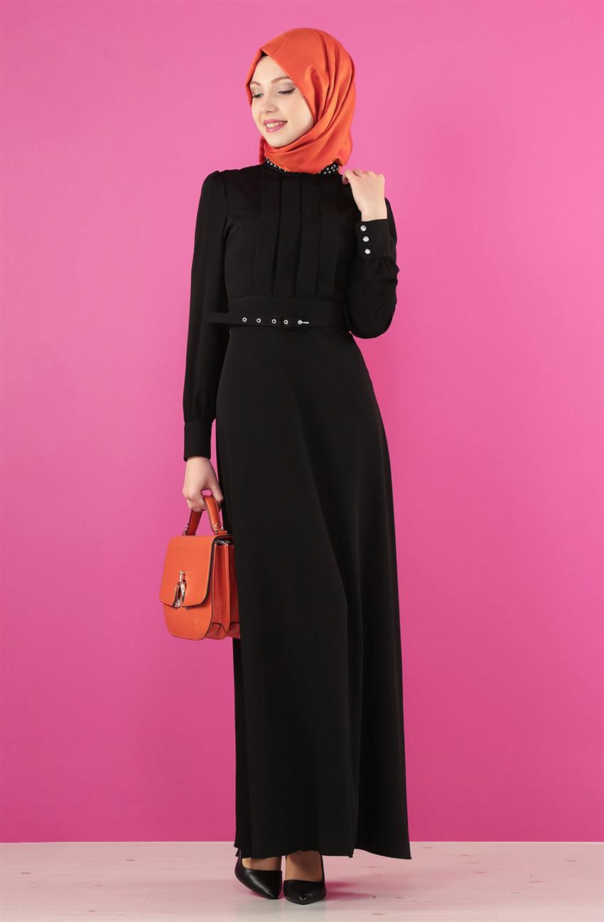 فستان سهرة فستان-أسود ARM7066-01