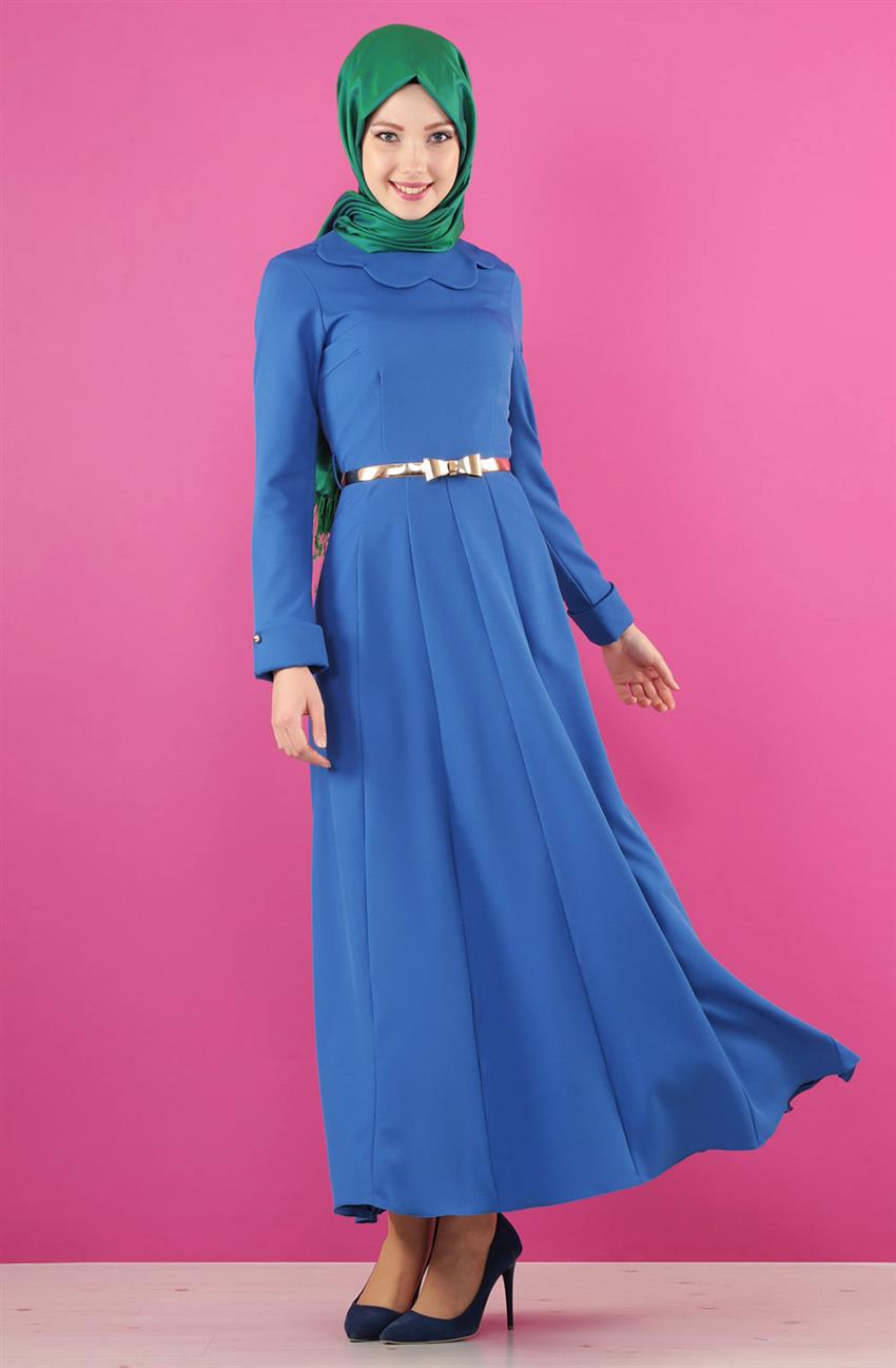 فستان-أزرق غامق ARM7067-47
