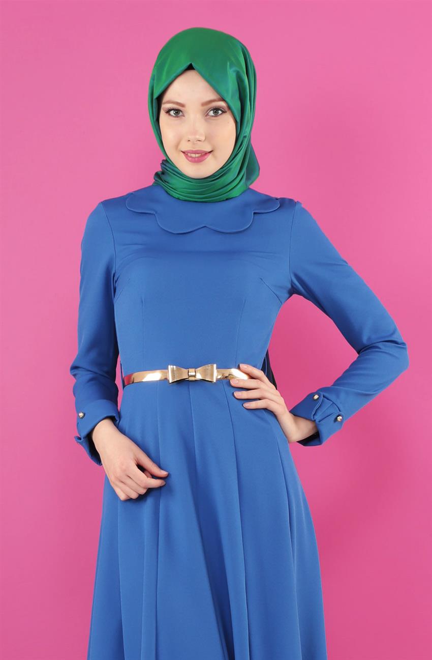 فستان-أزرق غامق ARM7067-47