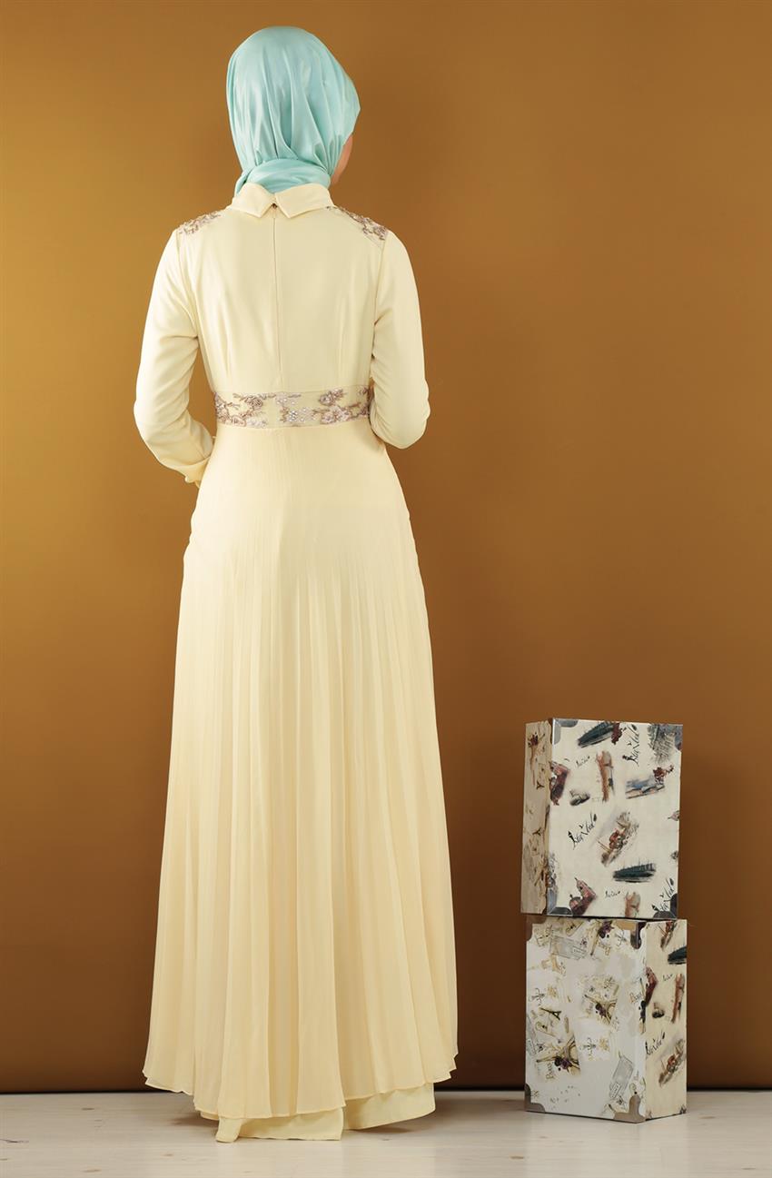 Evening Dress Dress-Muz Kabuğu DO-B4-63005-91