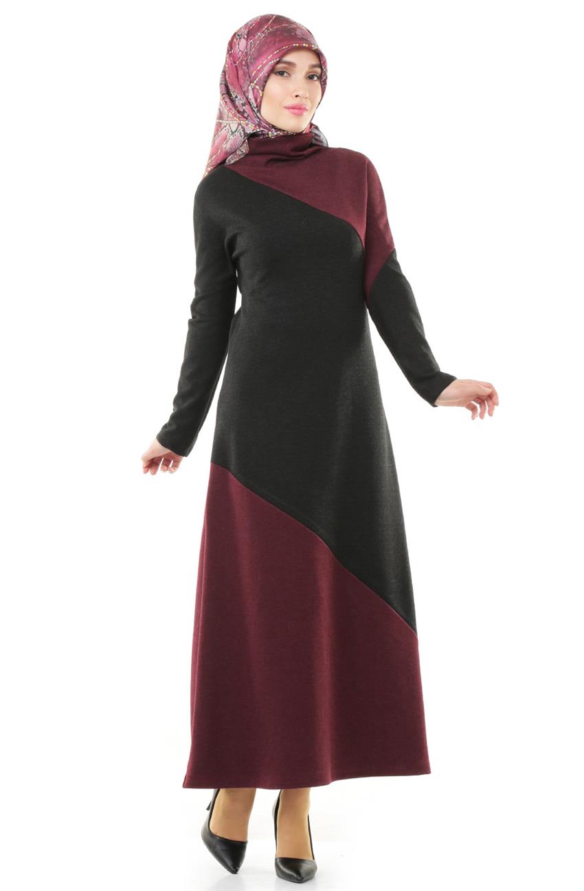 Dress-Black Claret Red 32816-0167