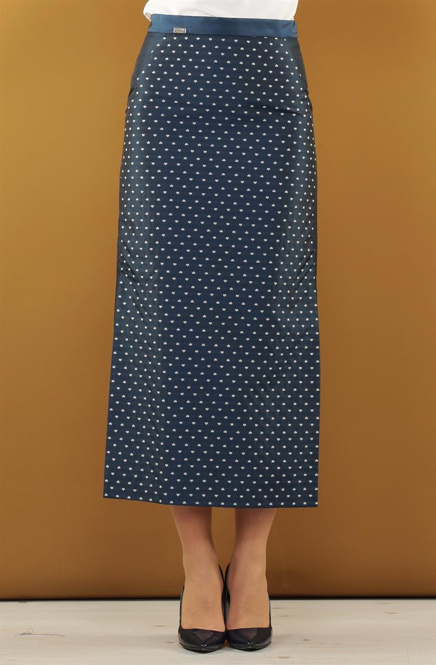 Doque Skirt-Navy Blue DO-B5-52003-11