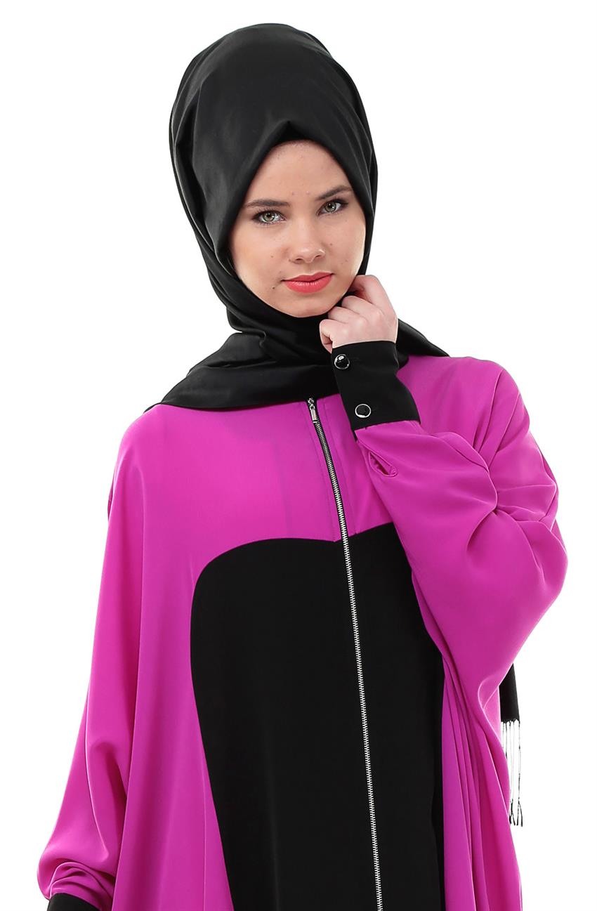 Beha Abaya-Purple Black 1541-4501