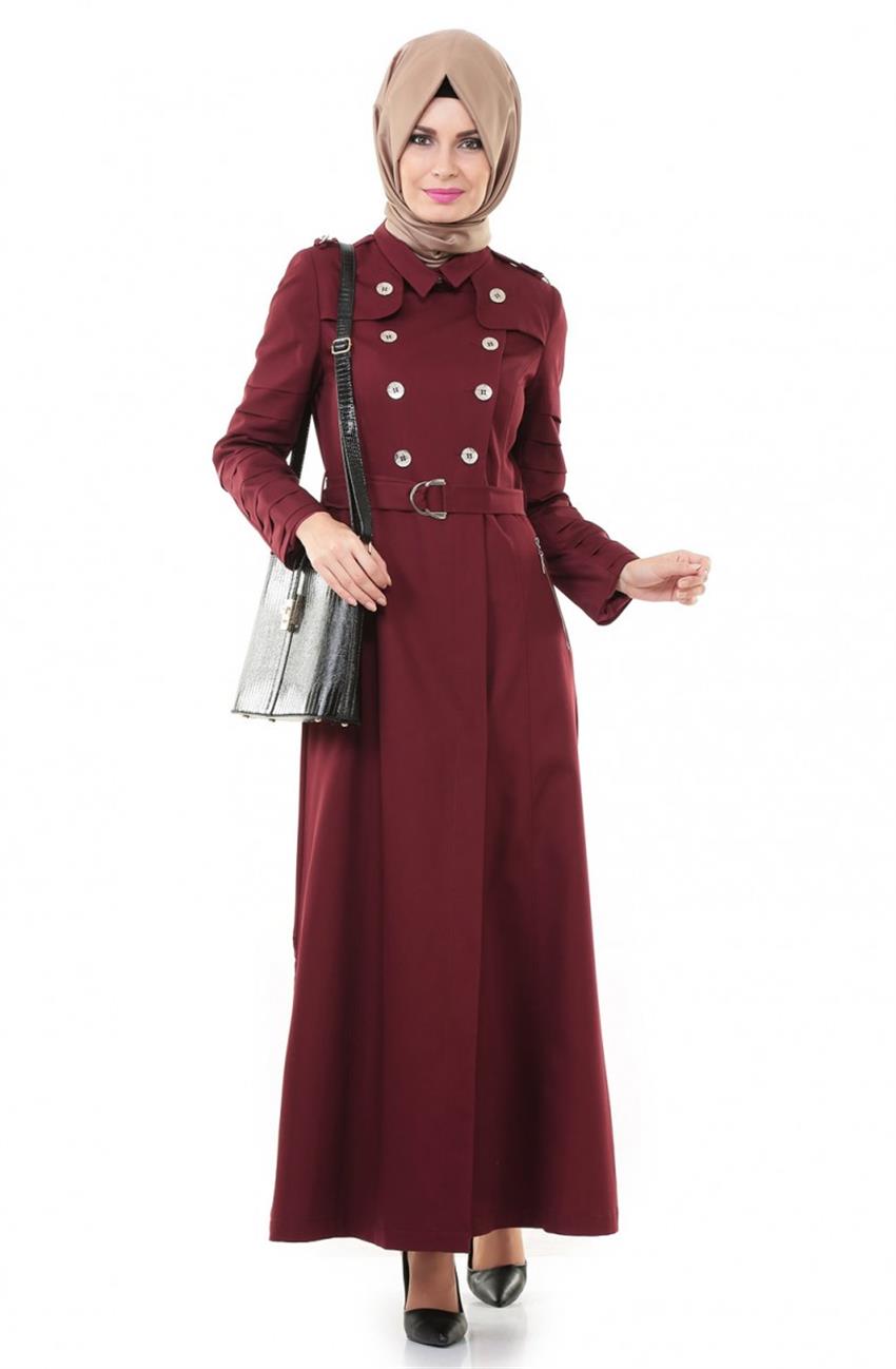 Trenchcoat-Claret Red DO-A4-55026-26
