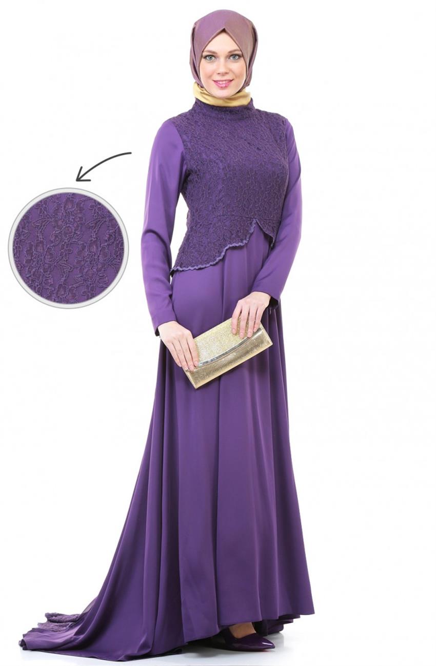 Evening Dress Dress-Purple DO-A4-64018-24