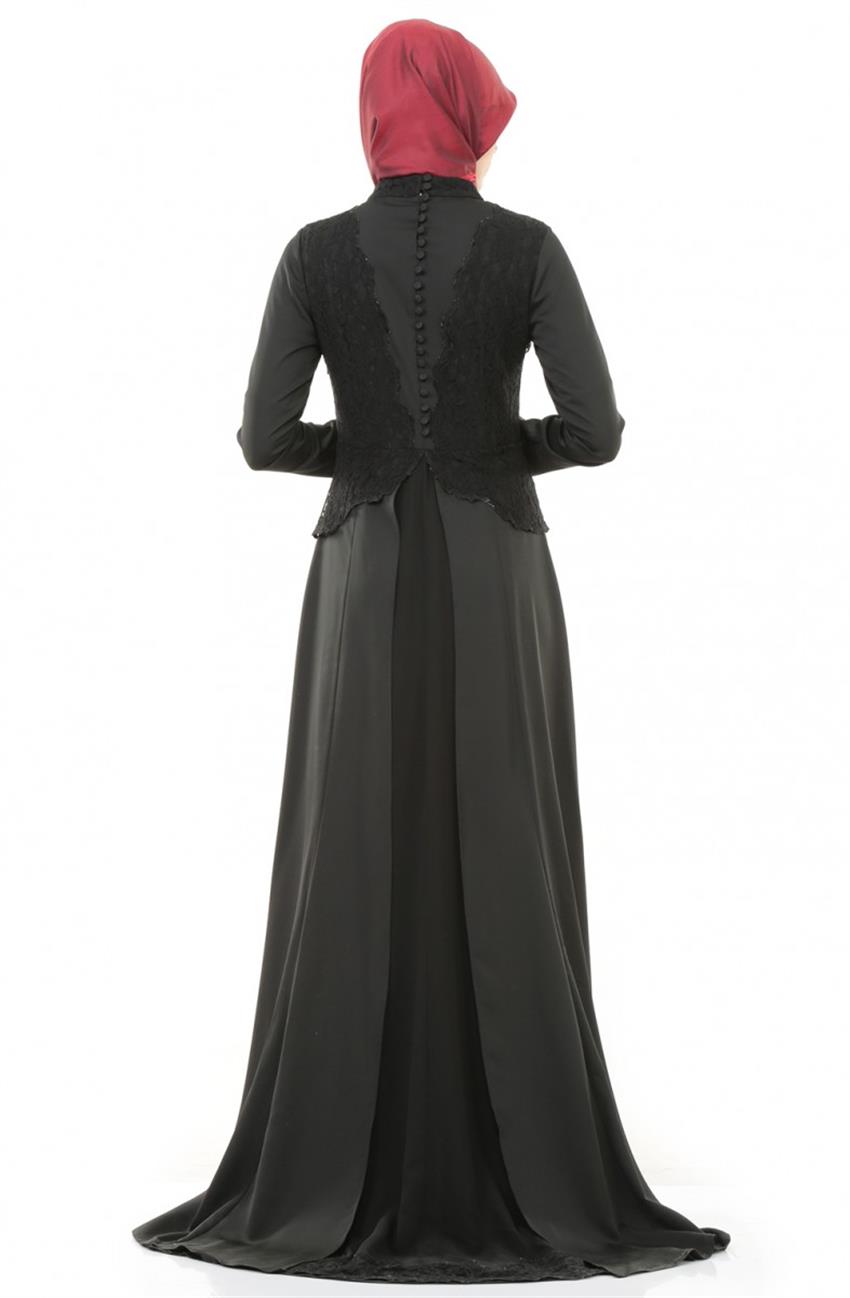 Abiye Siyah Elbise DO-A4-64018-12