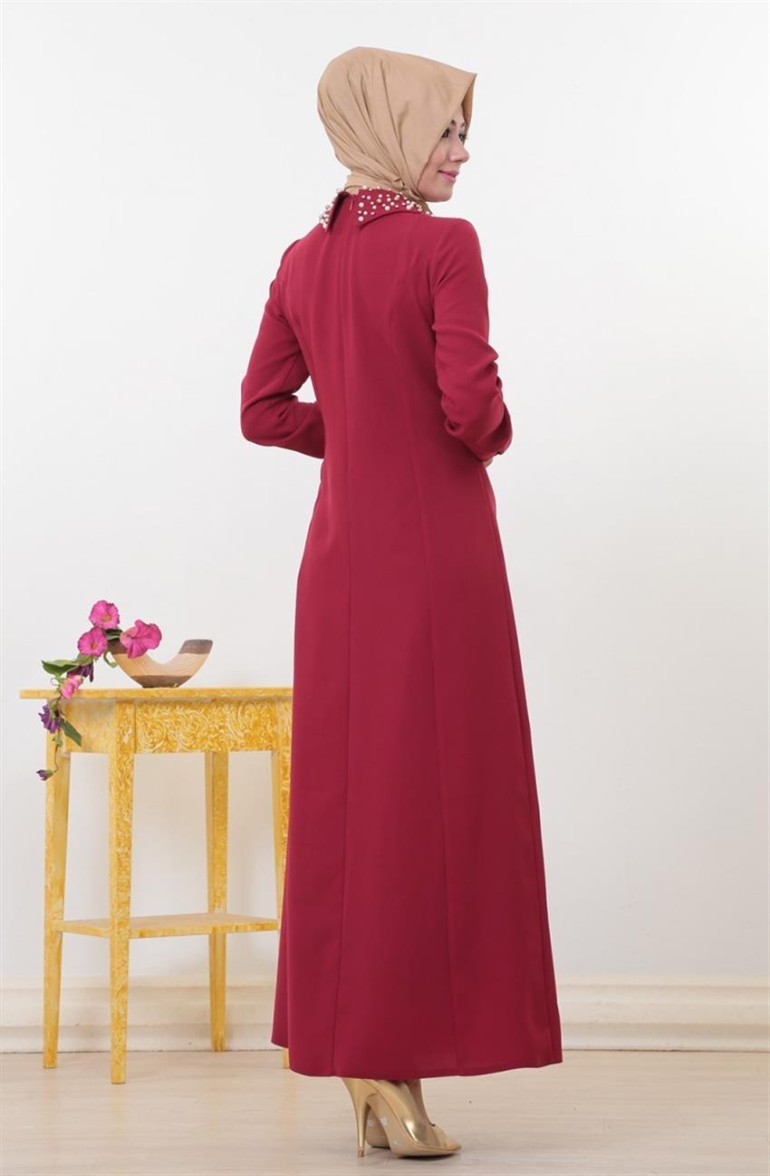 Dress-Claret Red 4021-67