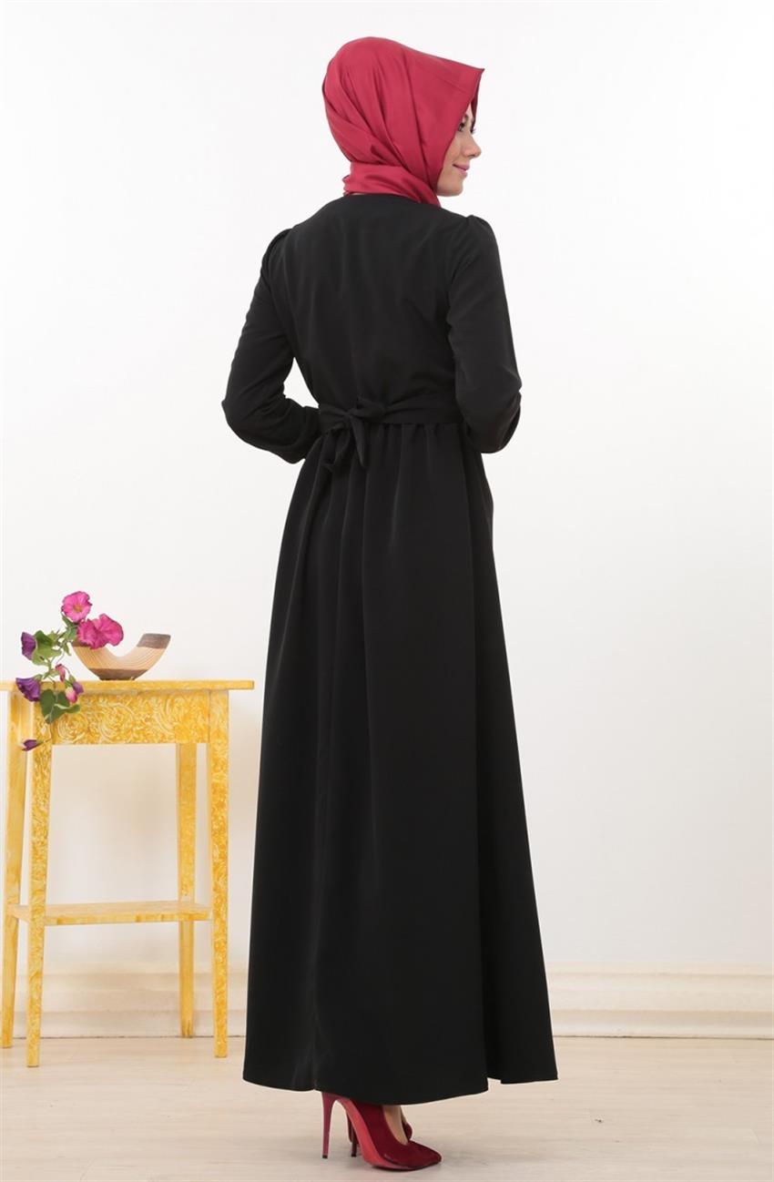 Siyah Elbise 4005-01