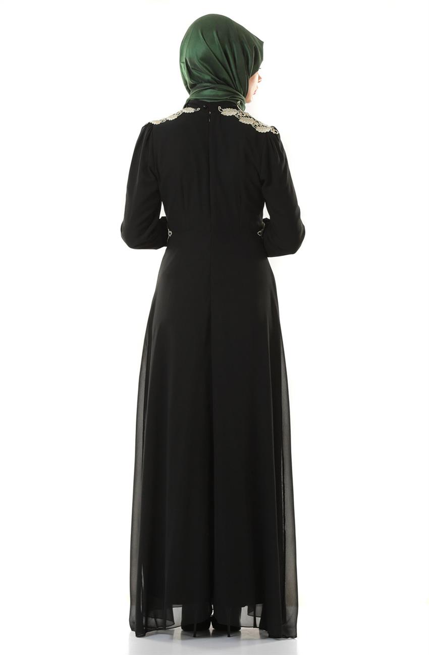 Evening Dress Dress-Black ARM7005-01
