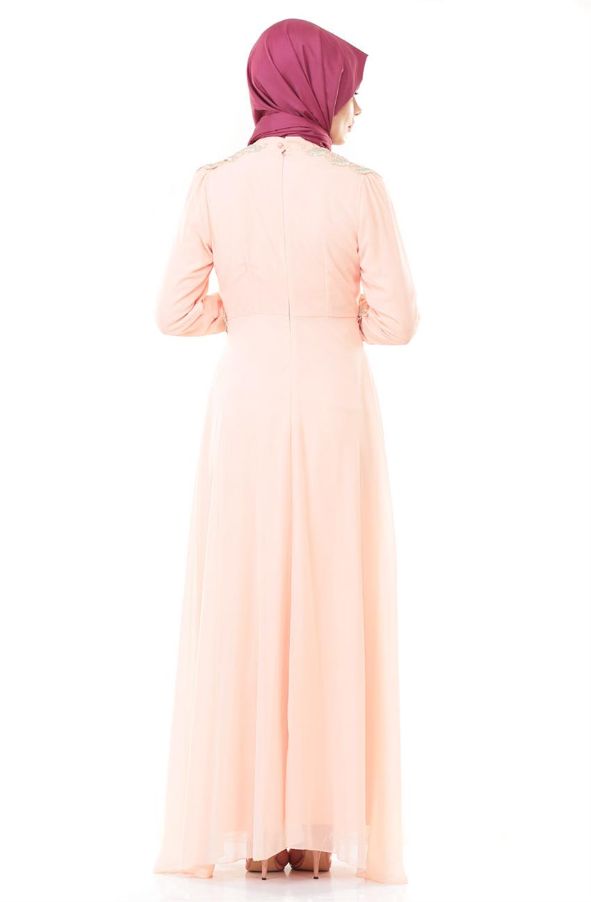 Evening Dress Dress-Salmon ARM7005-73