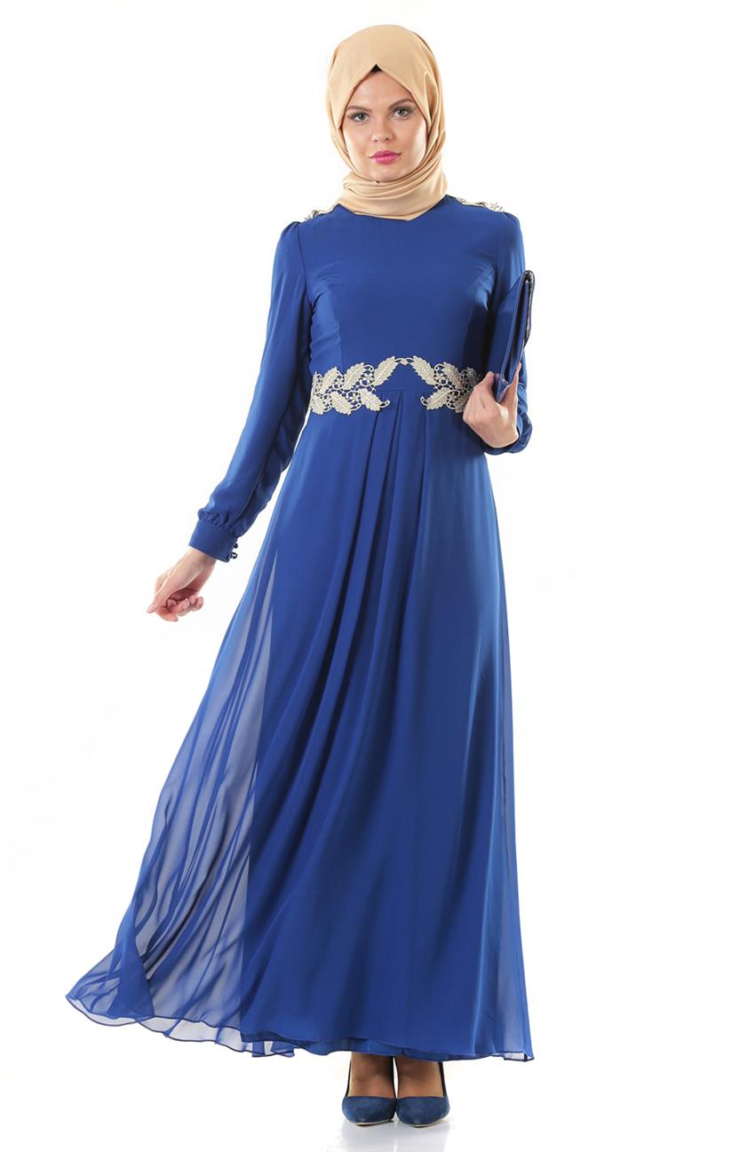 فستان سهرة فستان-أزرق غامق ARM7005-47