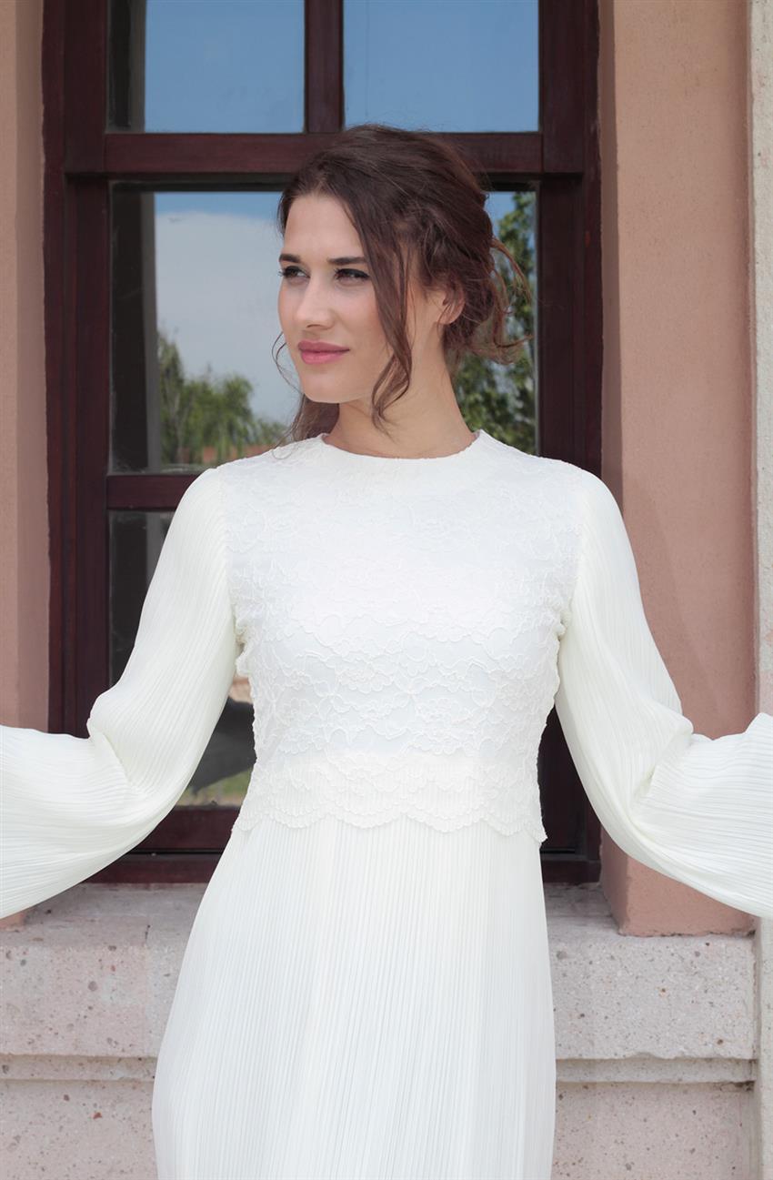 Evening Dress Dress-White BP-02