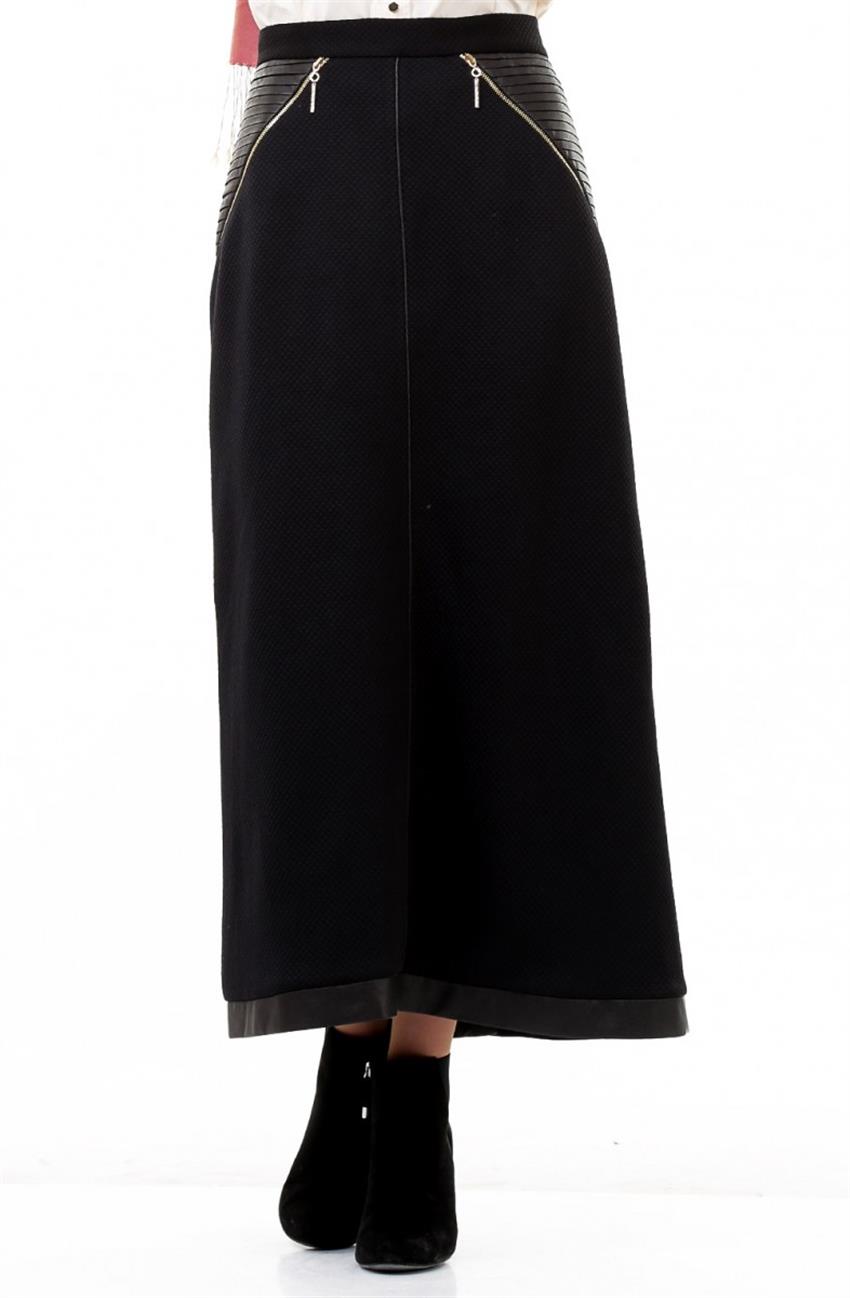 Skirt-Black KA-A4-12106-12