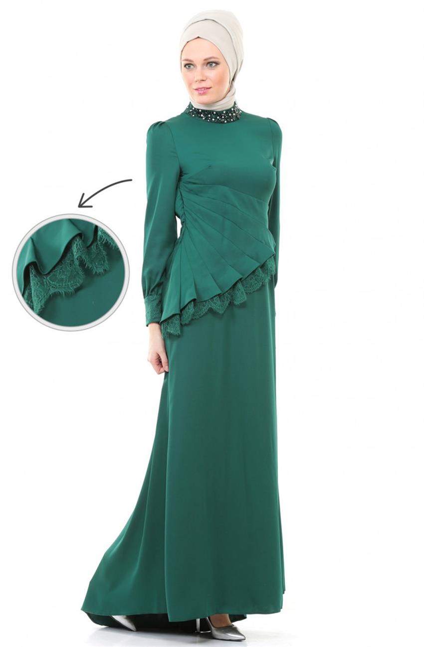 Evening Dress Dress-Emerald DO-A4-64002-84