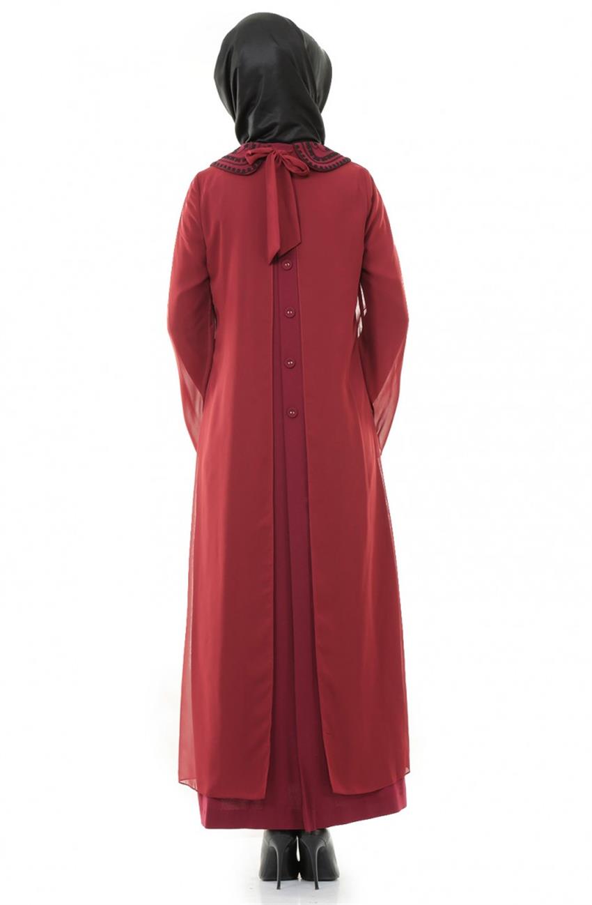 Abaya-Claret Red DO-A4-65001-26