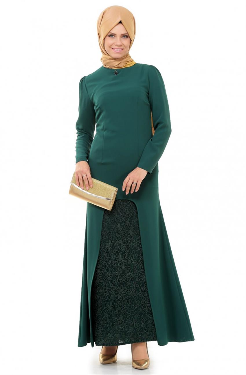 Evening Dress Dress-Green 4548-006-21