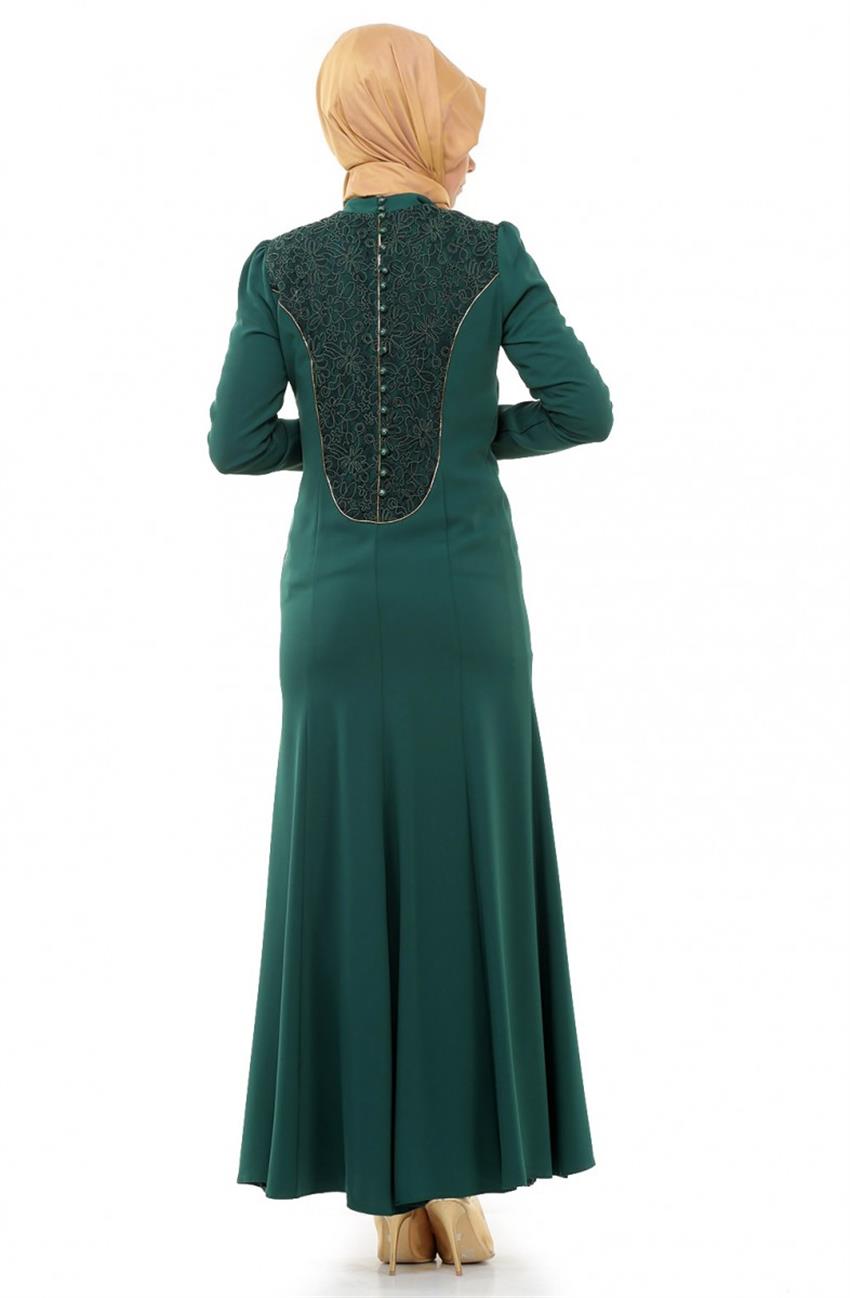 Evening Dress Dress-Green 4548-006-21