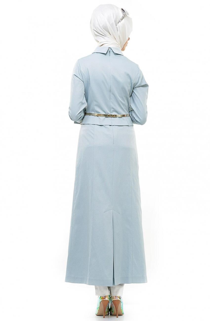 Nervür Detaylı Mint Elbise KA-B4-23056-54