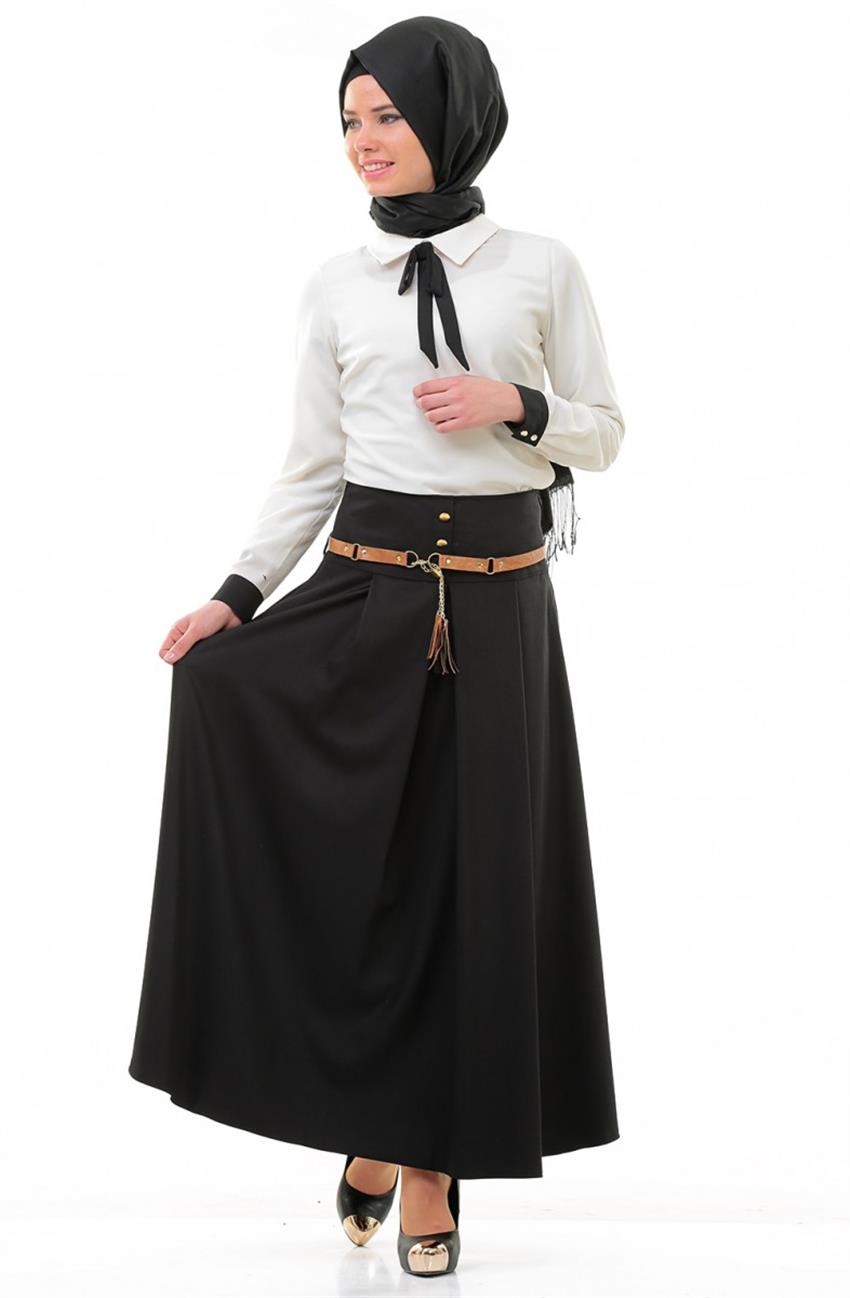 Skirt-Black 3026-01