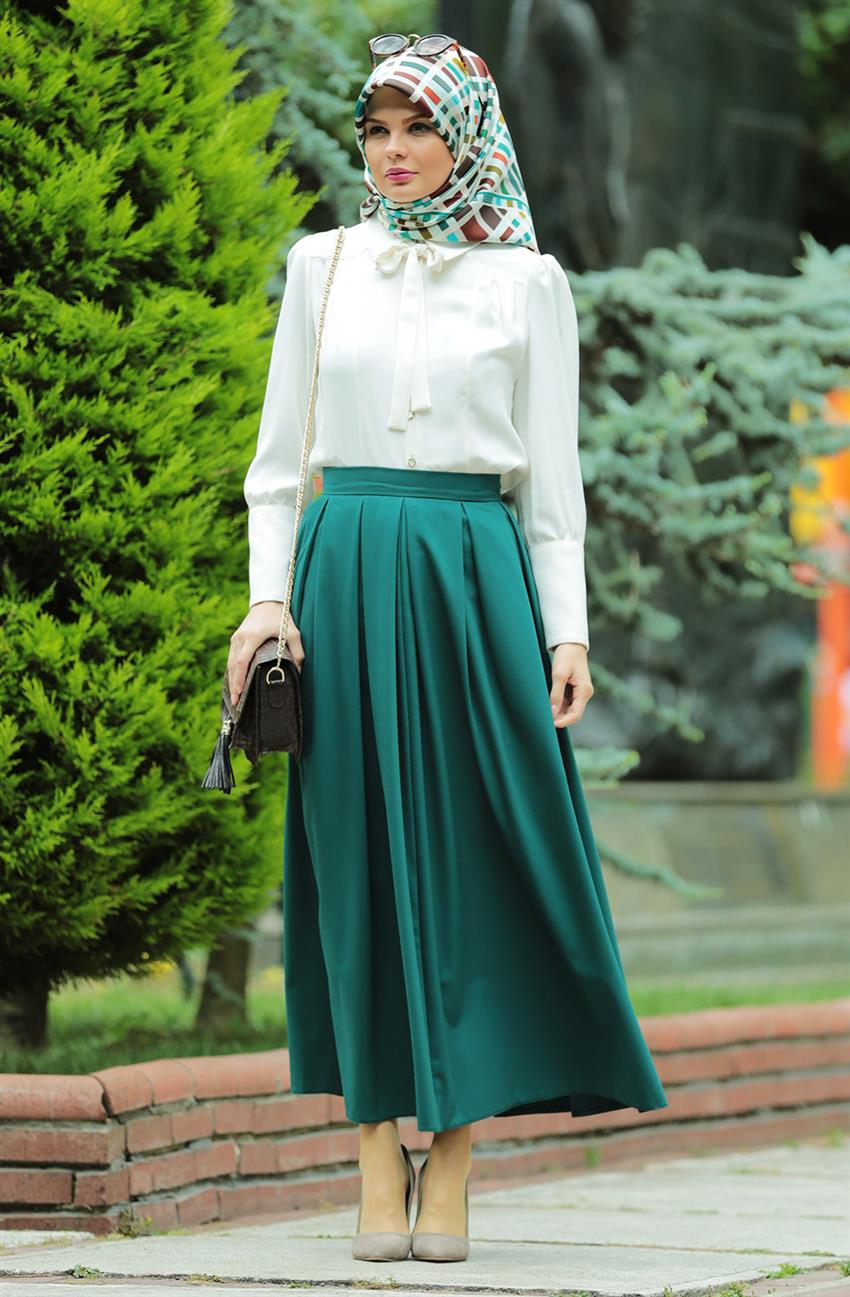 2NIQ Skirt-Emerald 12039-1-84