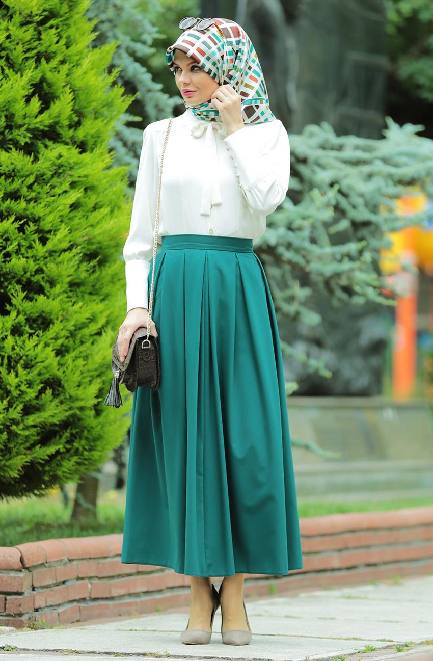 2NIQ Skirt-Emerald 12039-1-84
