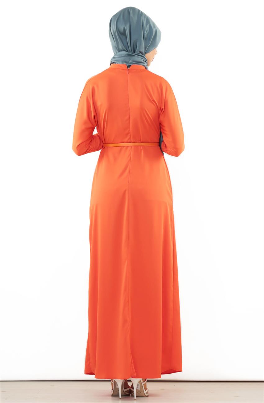 Dress-Orange 7084-37