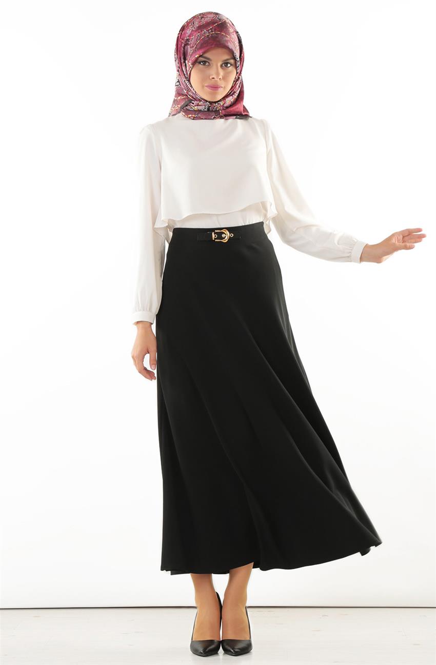 Skirt-Black 3515-01